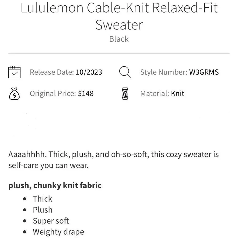 lululemon athletica lululemon cable